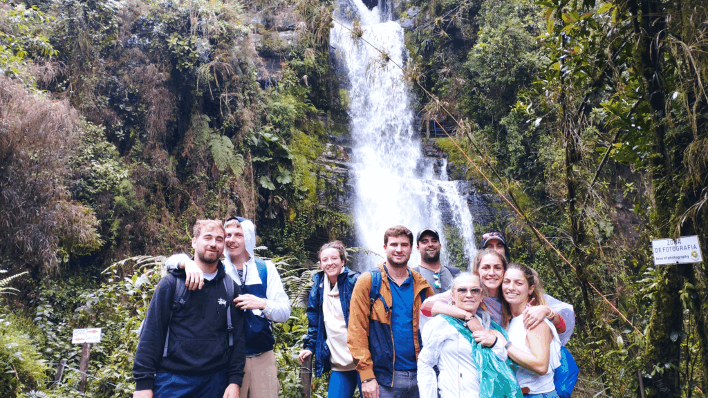 chorrera tour bogota hike waterfall 4